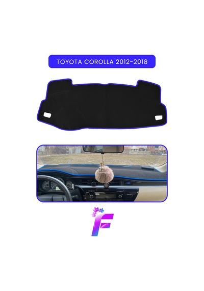 Toyota Corolla 2012-2018 Araca Özel Torpido Örtüsü Ön Göğüs Kılıfı Tam Koruma Tam Uyum B41 Torpido Halısı