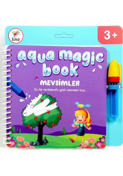Aqua Magic Mevsimler Sihirli Boyama Kitabı