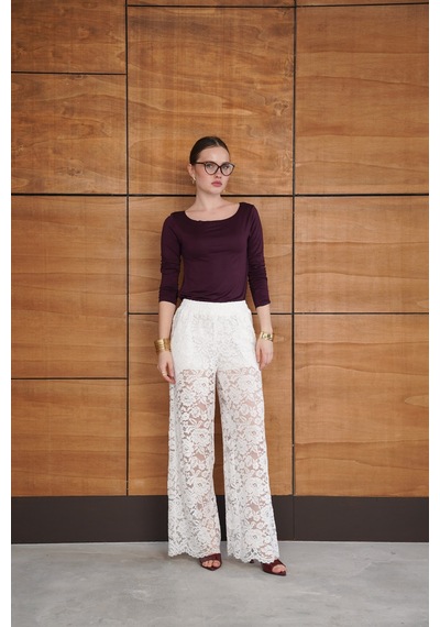 Verymoda Brode Pantolon D2967 Krem