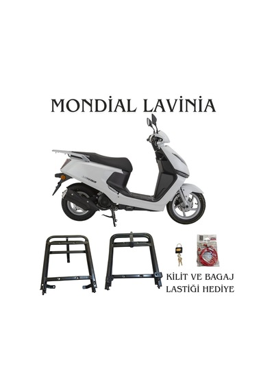 Mondial Lavinia Kızaklı Kurye Paket Çanta Demiri