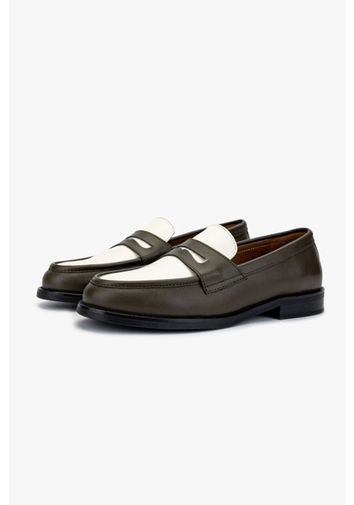 Valmenti Kadın Bej Loafer Ayakkabı 1058 01 Bn Ayk Sk24-25 Hakı/bej Bej