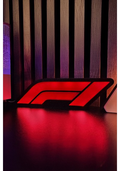 Formula 1 Hayranlarına Özel Led Gece Lambası Çok Renkli