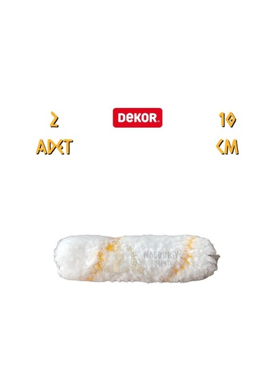 Dekor 2100 Eksport Parmak Boya Rulosu Yedek 10 Cm. - 2 Adet