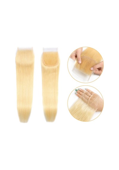 Peruk Tepesi Platin Renk Closure 12inch - Ezjı-713913 Renkli