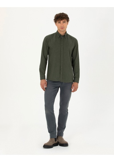 Pierre Cardin Erkek Haki Gömlek Desenli 50275625-vr027 Haki Pierre Cardin Erkek Haki Gömlek Desenli 50275625-vr027 Haki