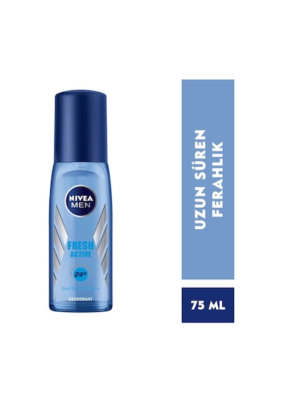 Nivea Pump Fresh Natural Kadın Sprey Deodorant 75 ML + Fresh Active Erkek Sprey Deodorant 75 ML