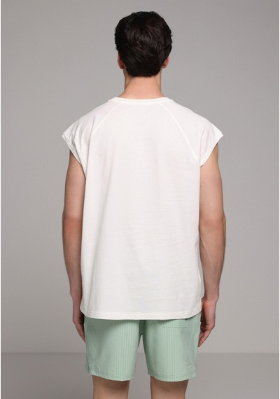 Colin's Colins Boxy Fit Erkek Beyaz Atlet Cl1081312 Q1.v1 Ofw
