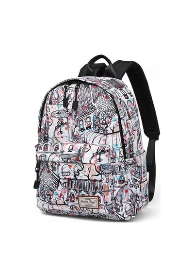 Smart Bags Grafiti Unisex Sırt Çantası Smb3224 Grafiti Çok Renkli