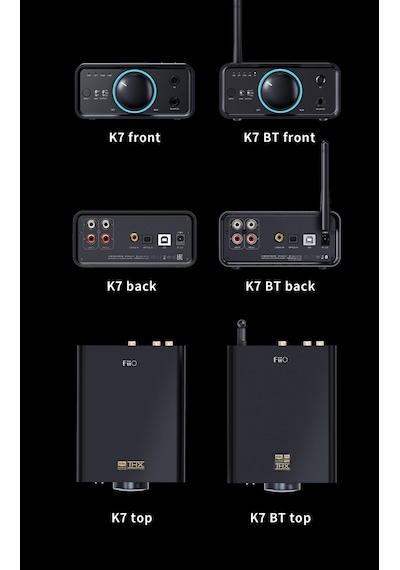 Fiio K7bt Tam Dengeli Hifi Dac Kulaklık Amplifikatörü Ak4493s 2,