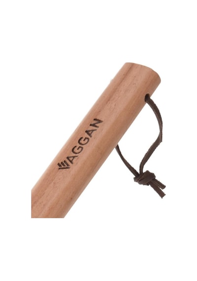 Vaggan Izgara Çatalı Ahşap Saplı Çelik 38 Cm