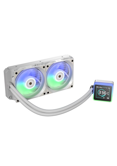 Bitfenix Kuzy 240 Digital 240mm Lcd Argb Am5 Lga1851 Beyaz Sıvı İşlemci Soğutucu