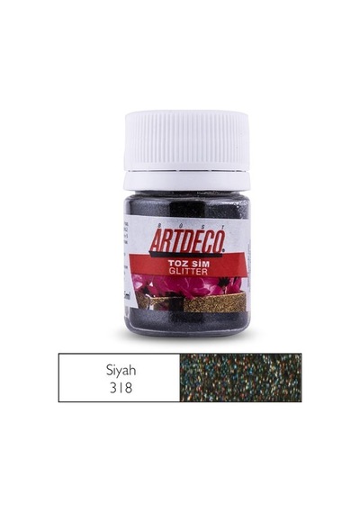 Artdeco Toz Sim Glitter 318 Siyah