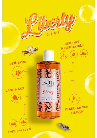 The Bath Factory Liberty Nemlendirici Ve Besleyici Duş Jeli 400 ML