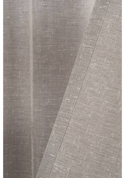 New Linen Fon Perde Çok Renkli