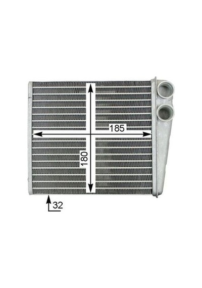 Audi A3 2004 - 2012 Kalorifer Radyatörü Mahle Marka 1k0819031