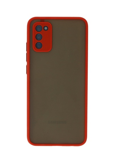 Samsung Galaxy A02s Uyumlu Kılıf Montreal Silikon Kapak - Kırmızı