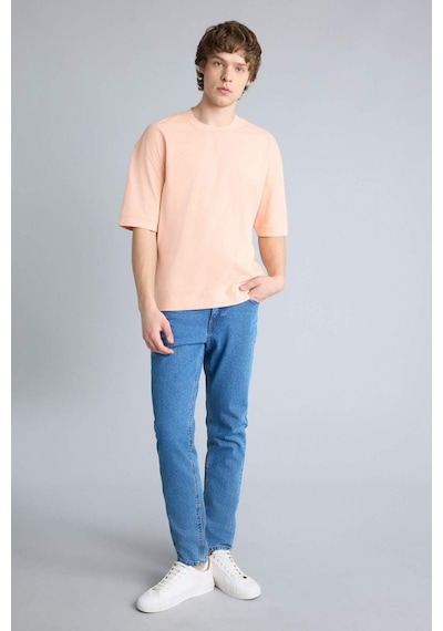 Defacto %100 Pamuk Loose Fit Tişört G4728ax26smog616 Turuncu-og616