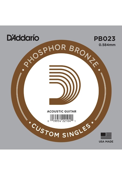 Daddarıo Pb023 Akustik Tek Tel, Phosphor Bronze Wound, G- Sol