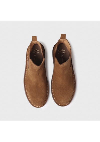 Bot Kadın Isa-sy Toni Pons Ankle Boot İn Suede İn Tobacco Torrat kahverengi