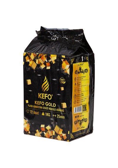 Kefo Gold 25 Mm 4 Kg Hindistan Cevizi Kömürü