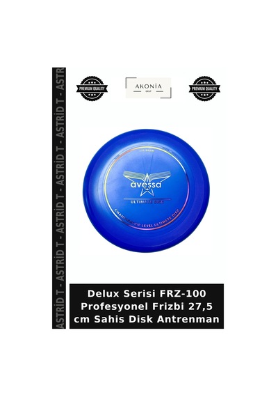 Delux Serisi Frz-100 Profesyonel Frizbi 27,5 Cm Sahis Disk Antrenman Çok Renkli