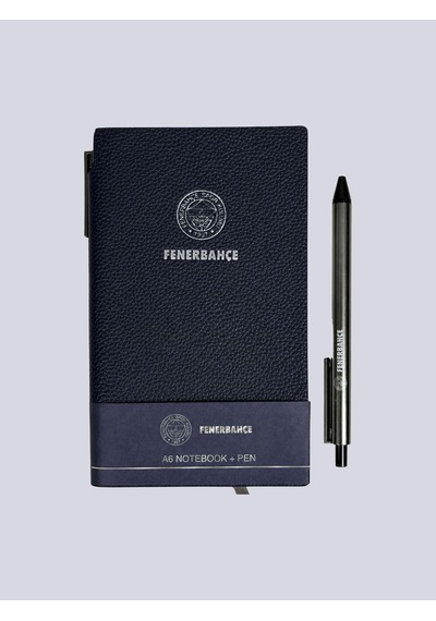 Fenerbahçe Suni Deri Tükenmez Kalemli Bloknot A6 Defter Tanımsız