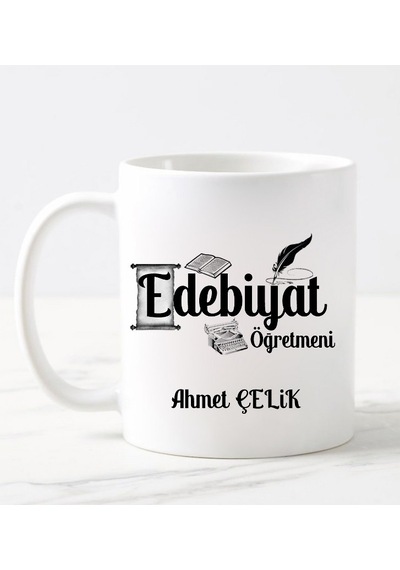 Nilhediye Edebiyat Öğretmeni Kupa Bardak - 486964027