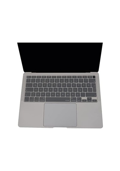 Us İngilizce Klavye Koruyucu Macbook Air 13 A2179 A2337 M1 Uyumlu Us Ansı Amerikan Düz Enter Silikon Keyboard Cover Şeffaf