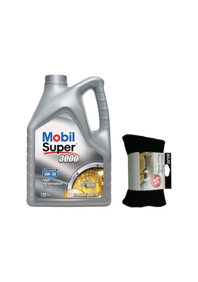 Mobil Super 3000 Formula R 5W-30 Renault Araç Motor Yağı 5 L + Gojo Seyahat Boyun Yastığı
