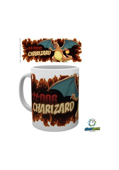 Ghostbastır Desıgn Charizard Kupa Bardak Tek Adet K0487 Çok Renkli
