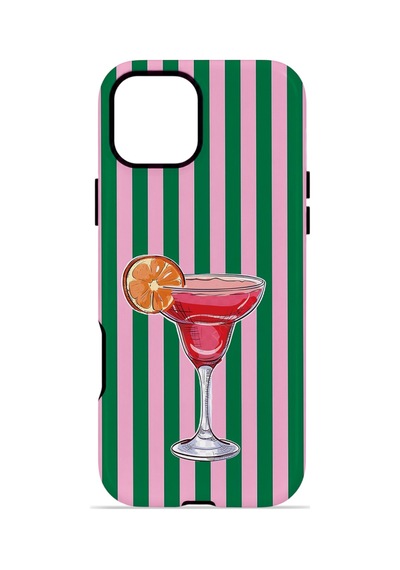 Apple iPhone Uyumlu 15 Plus Vorian Çift Katmanlı Magsafe Kılıf Pink Citrus Cocktail