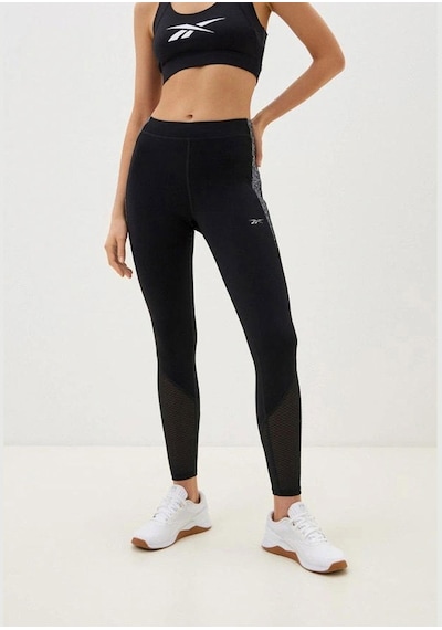 Reebok Running Aop Kadın Tayt C-reb075410b10001 Siyah