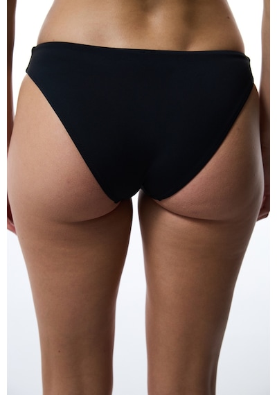 Penti Siyah Nakışlı Bikini Altı