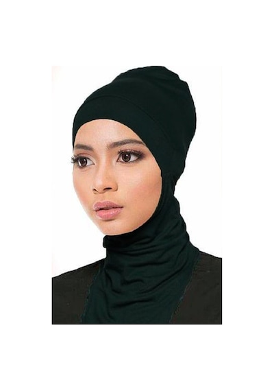 Mim Eşarp Boyunluklu Viskon Kadın Bone Siyah