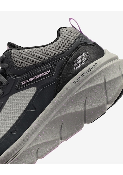 Skechers D'lux Walker 2.0 - Rain Check Kadın Gri Spor Ayakkabı 150089 Lgmt Gri