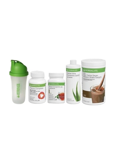 Herbalife Aşağı Kilo Kontrol Paketi Tam Set Çikolata Aloevera Klasik Thermo