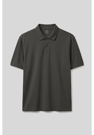 Tommy Life Haki Polo Yaka Büyük Beden Battal Erkek T-shirt - 88511