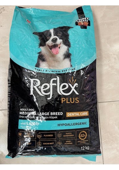 Refleks Plus Hypoallergenıc Dental Care Kuzu Etli Yetişkin Köpek Maması 12 Kg