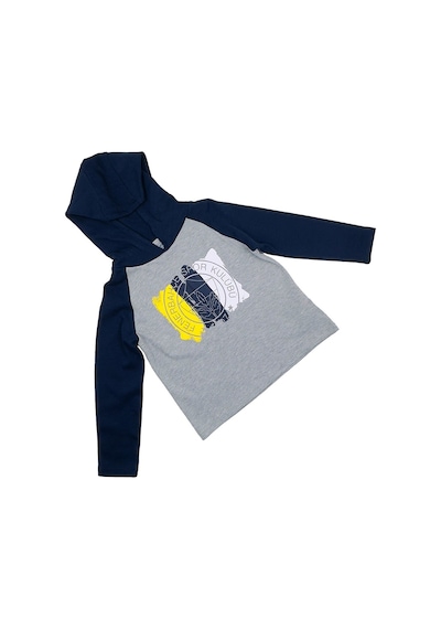 Fenerium Fenerbahçe Lisanslı Kapüşonlu Lacivert Gri Çocuk Sweat Ahşap Kutulu Lacivert