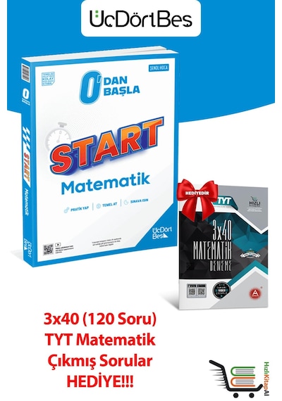 Hediyeli Sıfır'dan Start Matemetik Soru Bankası