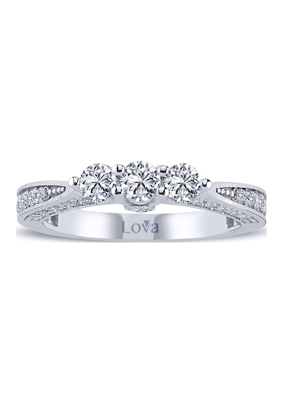 Lova 0,92 Karat Pırlanta Tria Yüzük - 1040100