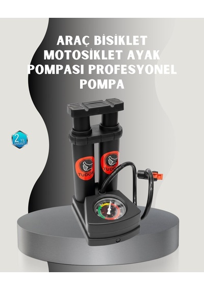 Ayak Basmalı Hava Pompası Şişme Ürünler Ve Lastikler İçin Standart