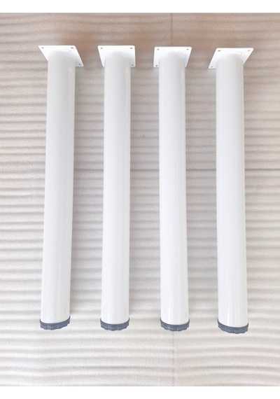 4 Adet-60cm Metal Boru Ayak-masa Ayağı-beyaz Renk-ayarlanabilir. Çap:6cm 4 Adet-60cm Metal Boru Ayak-masa Ayağı-beyaz Renk-ayarlanabilir. Çap:6cm