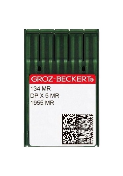 Düz Dikiş Makinesi İğnesi Groz Beckert Dpx5 Mr Eğri Uç Kalın Dip 14 Numara 14/90 Dokuma 100 Adet