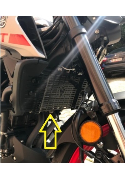 Yamaha MT25 Radyatör Koruma Alüminyum Siyah 2014-2022
