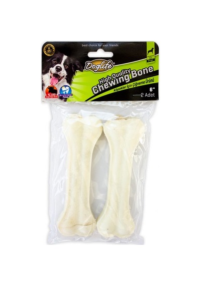 Doglife Chewing Bone Press Köpek Kemik 6" 80 G 2'li