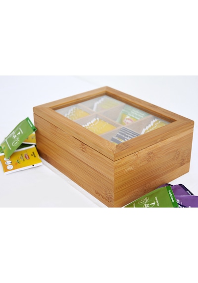 Misto - 6 Bölmeli Çay Kutusu