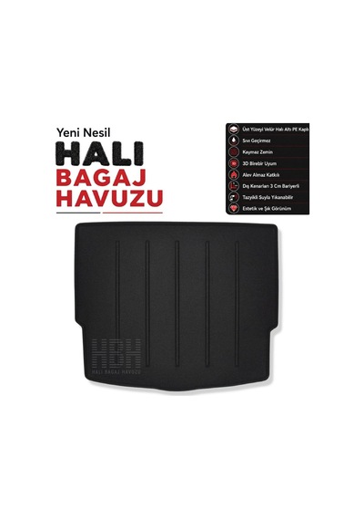 Nissan X-trail Halı Bagaj Havuzu 2022 Sonrası Benzinli
