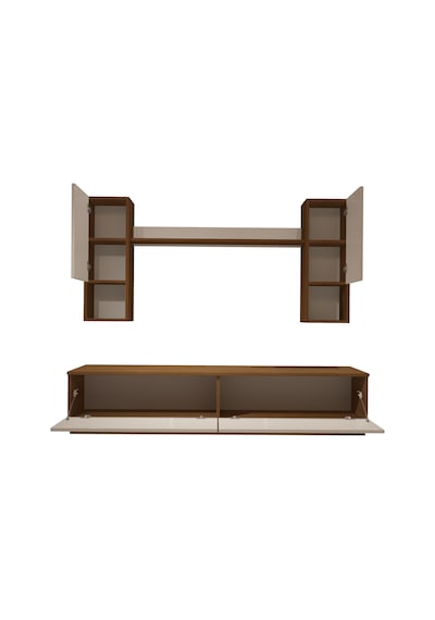 Decoraktiv Eko 5dab Mdf Std Tv Ünitesi Tv Sehpası Ceviz - Beyaz