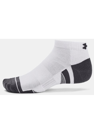 Under Armour Unisex UA Performance Tech 3’lü Paket Low Cut Çorap 1379504-100 Beyaz - Gri